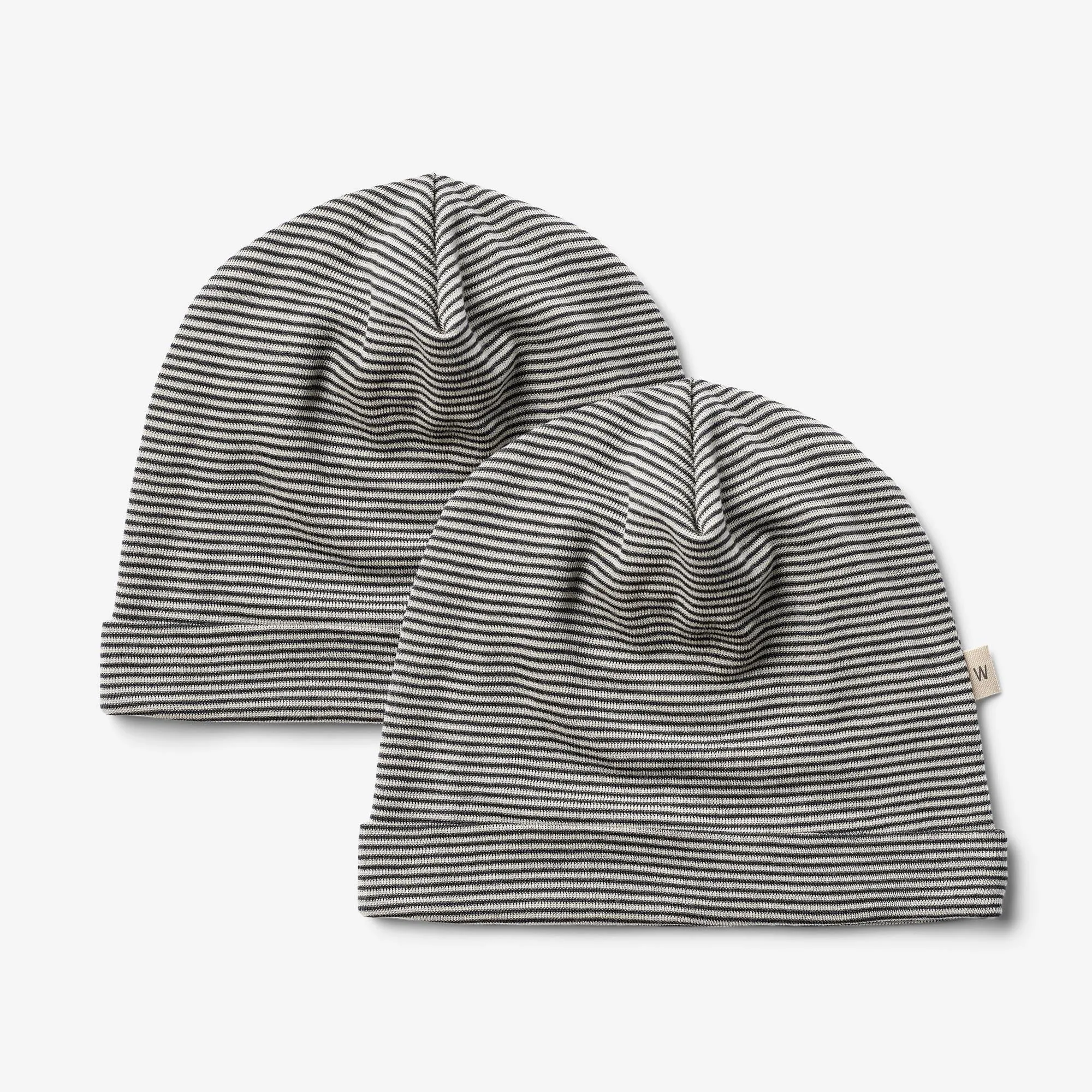 2 Wool Hat Emo - navy stripe