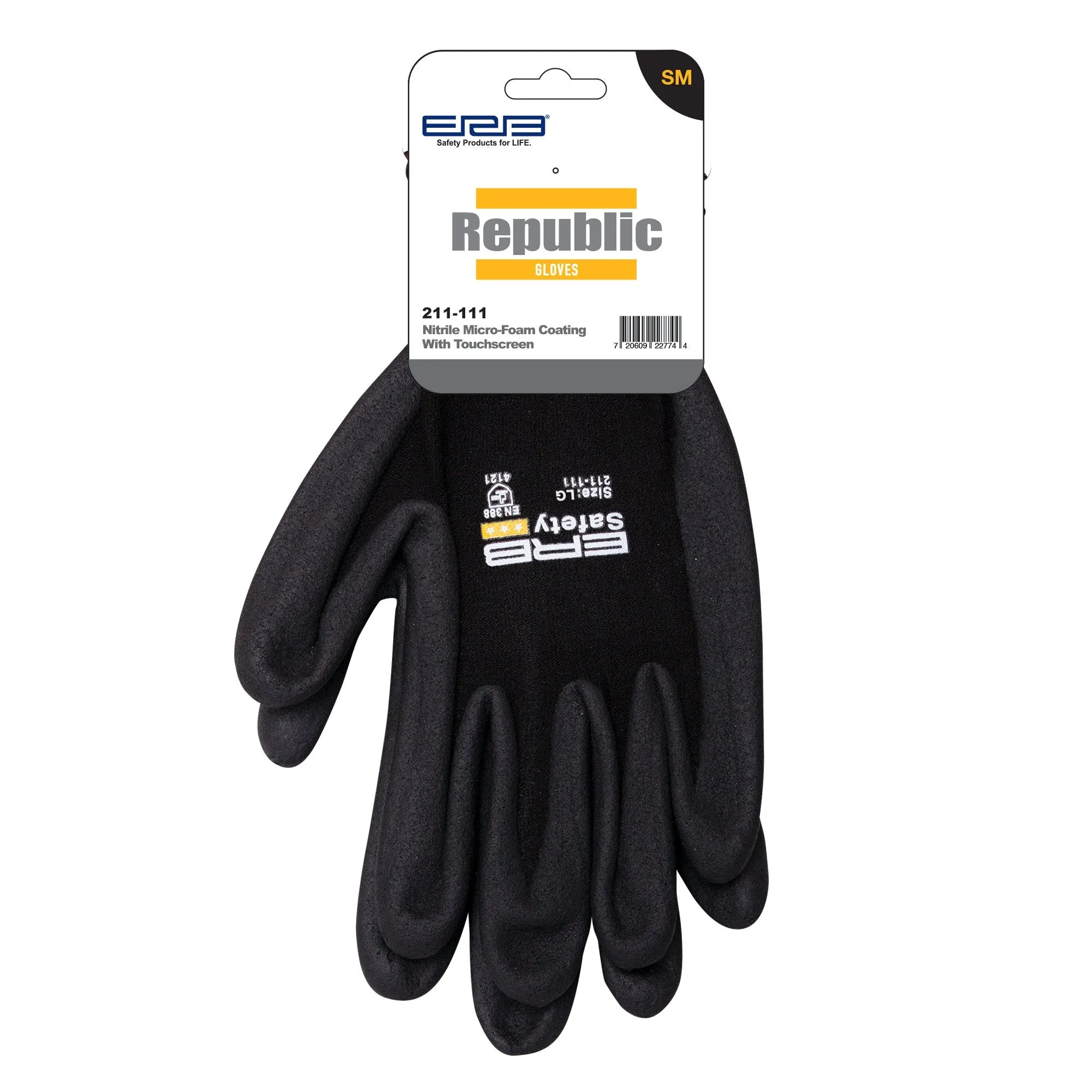 211-111 Premium Nitrile Micro-Foam Nylon Knit Gloves 1dozen