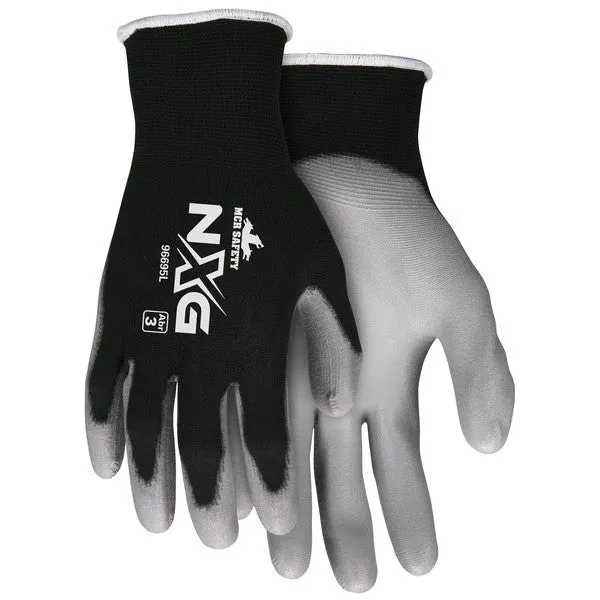 96695L MCR Safety Latex Free, 15 Gauge Gloves, Large, Nylon, Gray