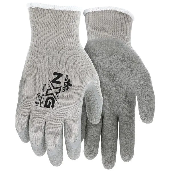 9688XL MCR Safety Flex Tuff Gloves, X-Large, Cotton Polyester Blend, Gray