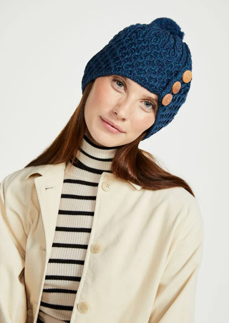 Aran Button Hat | Atlantic