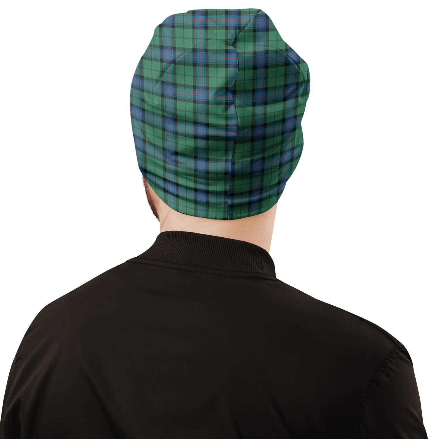 Armstrong Ancient Tartan Beanies Hat with Family Crest