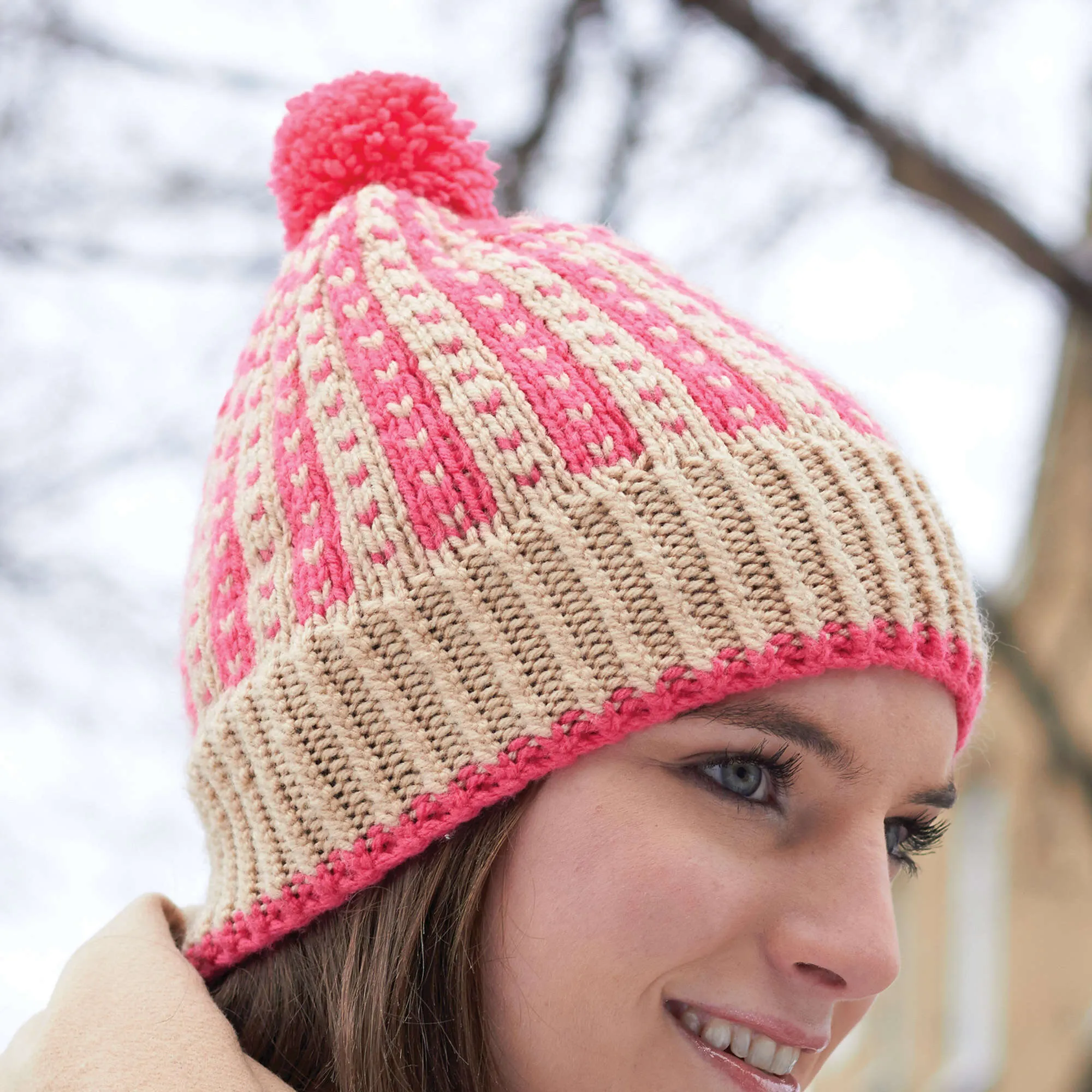 Bernat Knit Winter Weekend Hat