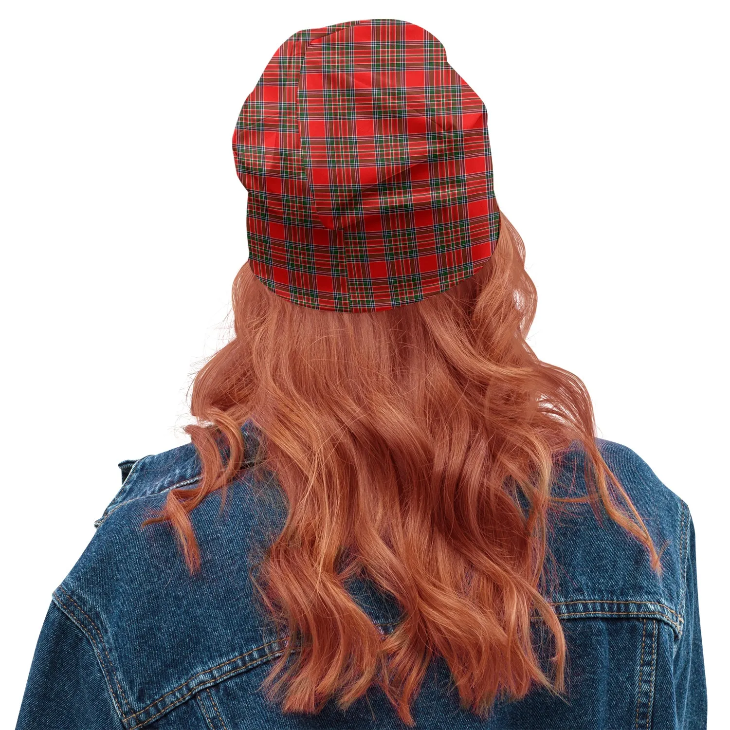 Binning Tartan Beanies Hat with Family Crest