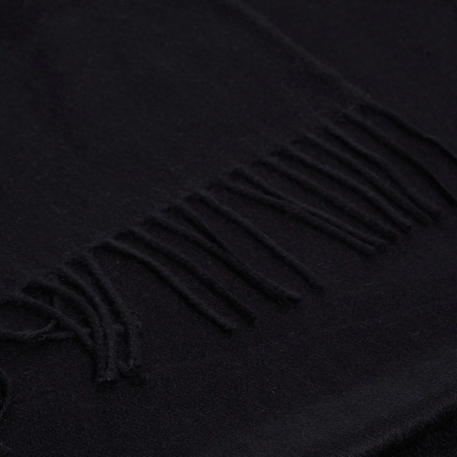 BLACK CASHMERE SCARF