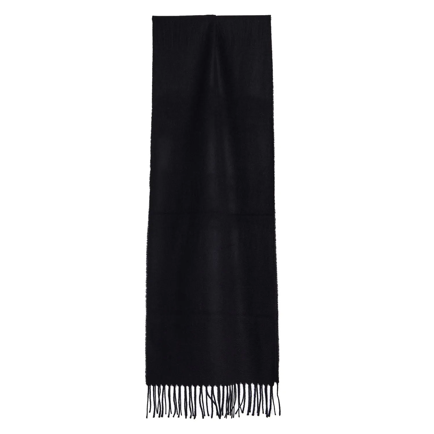 BLACK CASHMERE SCARF