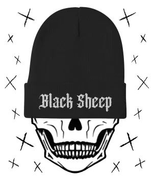 BLACK SHEEP Embroidered Beanie