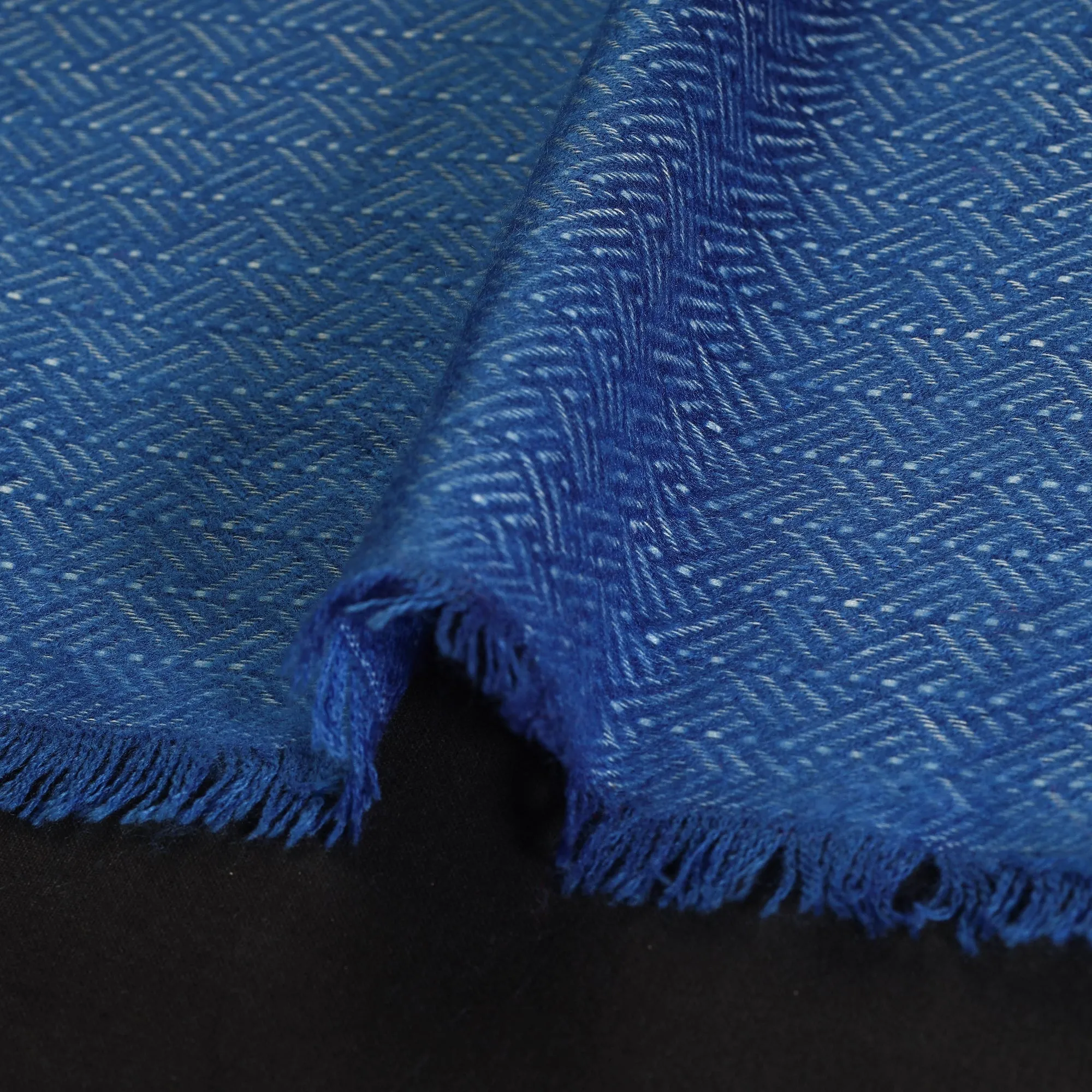 Blue - Acrylic Fine Wool Fabric 22