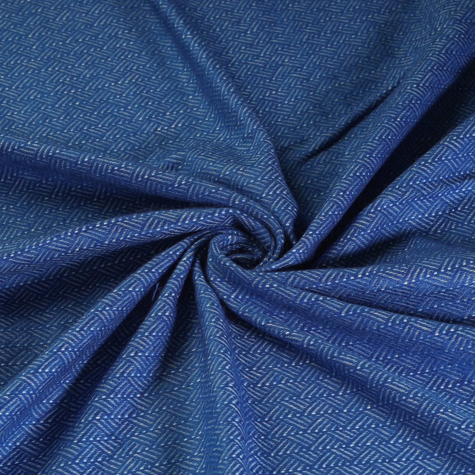 Blue - Acrylic Fine Wool Fabric 22