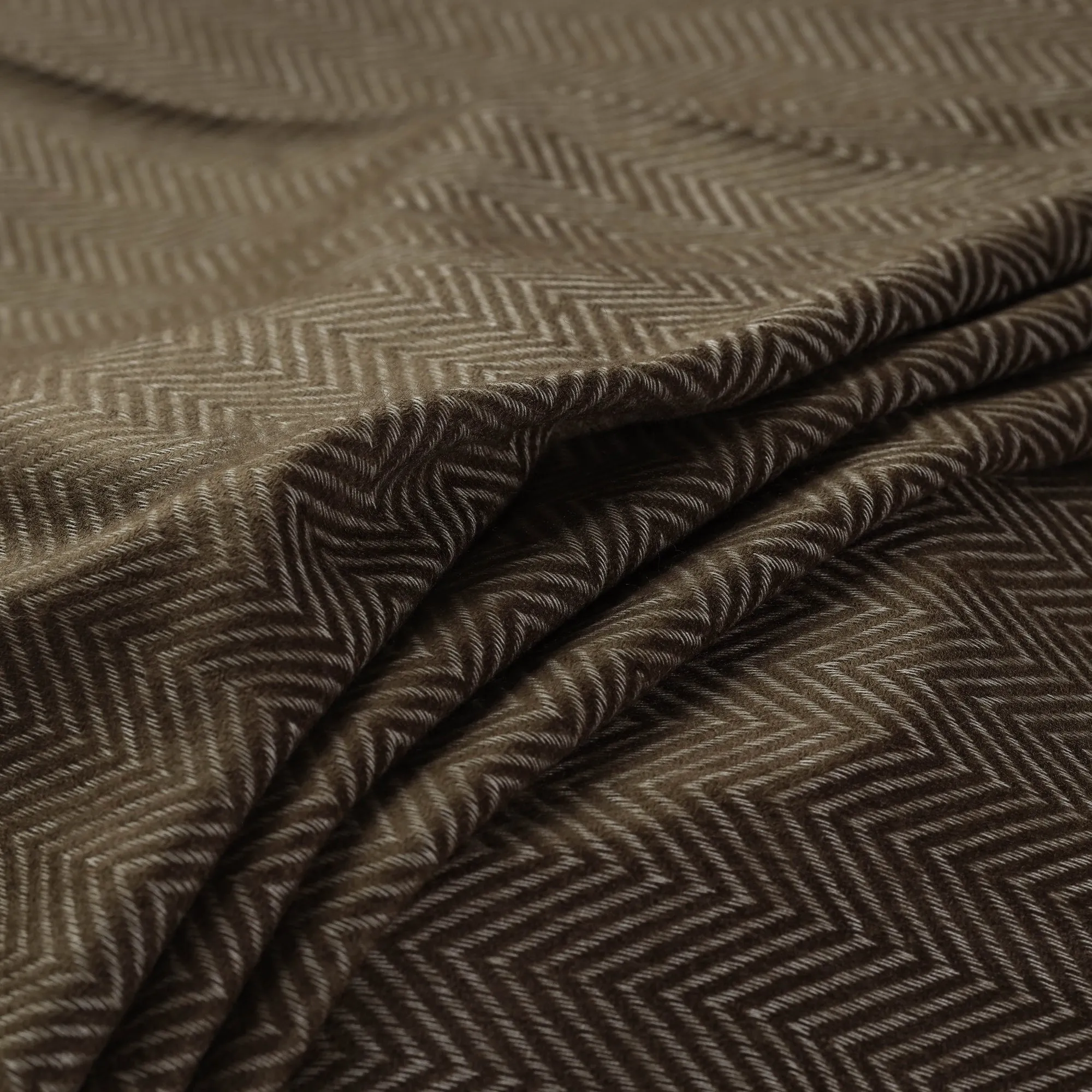 Brown - Acrylic Fine Wool Fabric 31