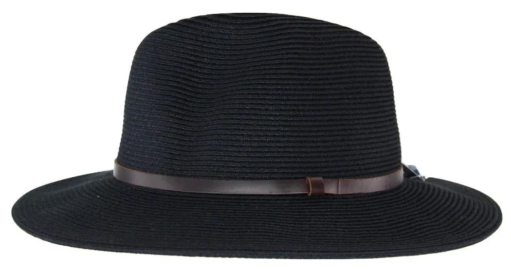 Cancer Council Unisex Flexibraid Darby Fedora - Ash Black