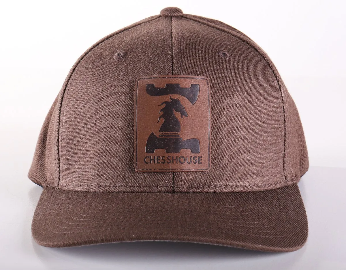 Chess House Cap with Leather Patch