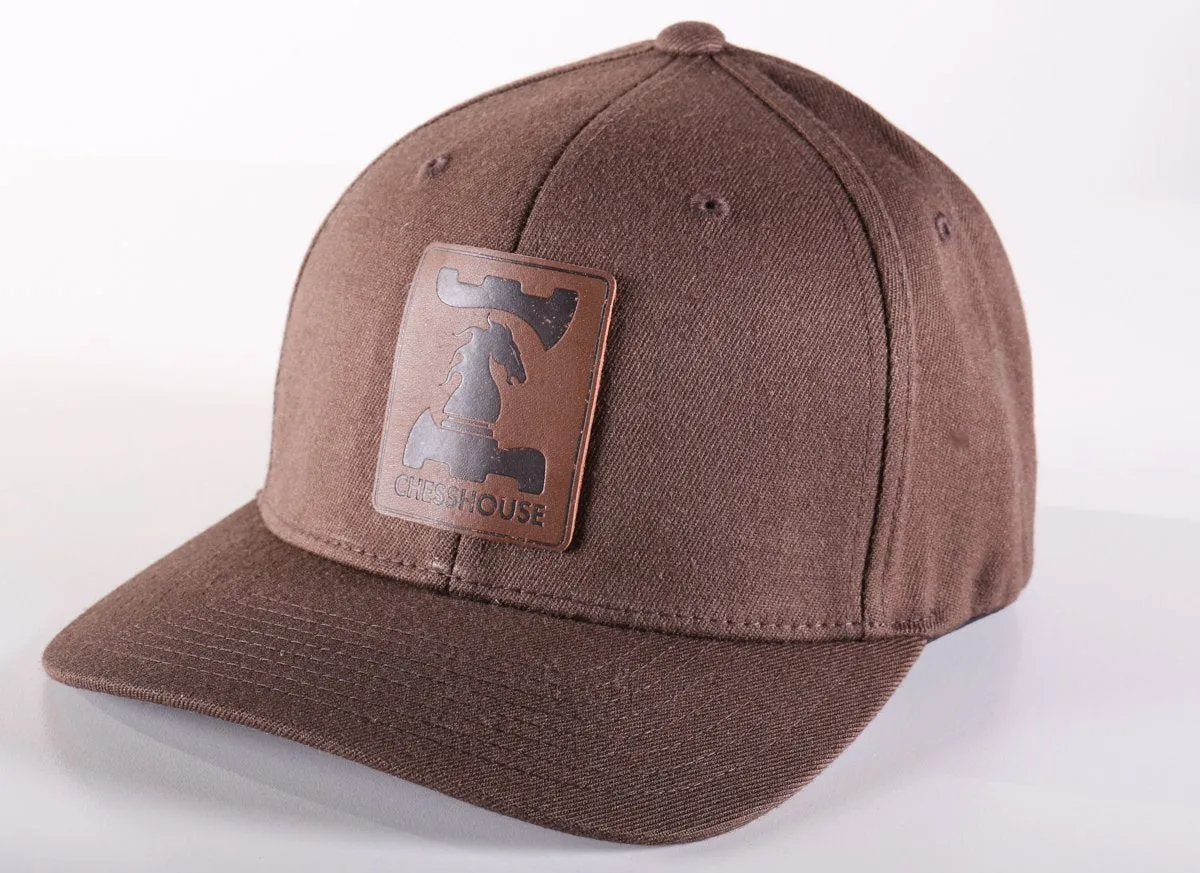 Chess House Cap with Leather Patch