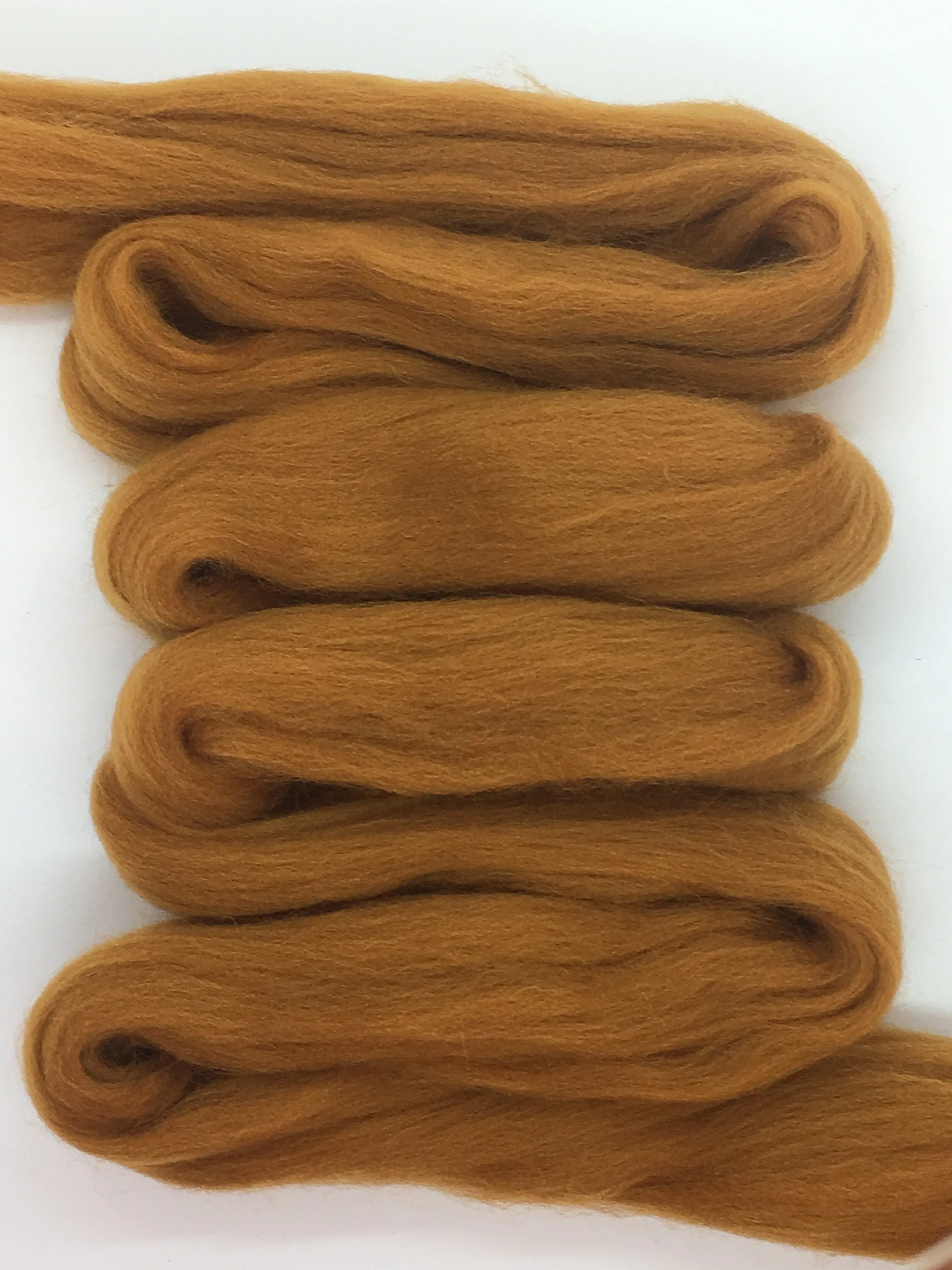 Cinnamon Spice Merino Wool Roving