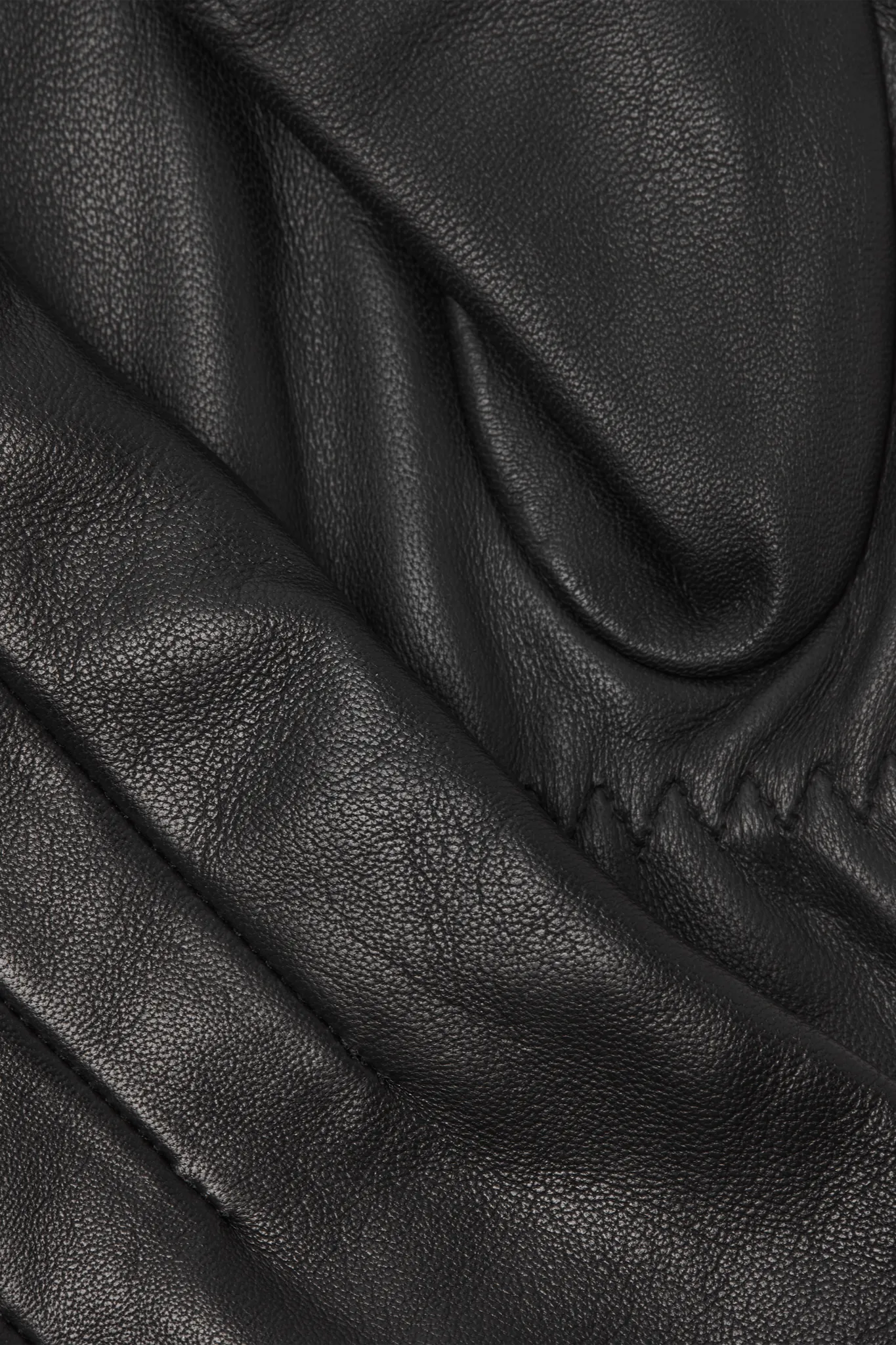 Classic Leather Gloves - Black