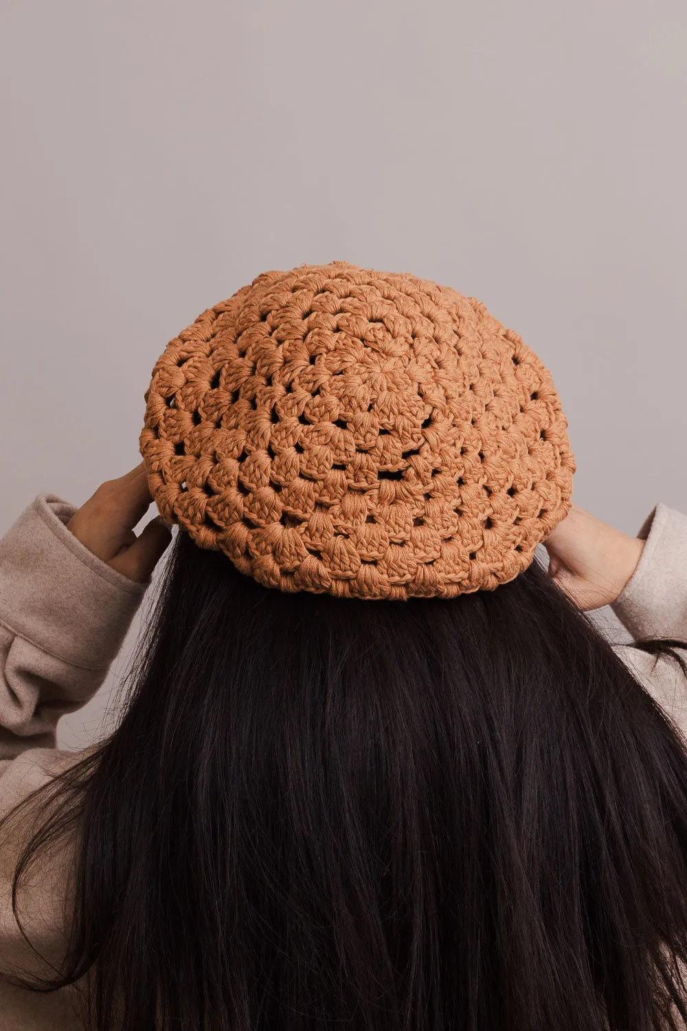 Darling Crochet Knitted Beret