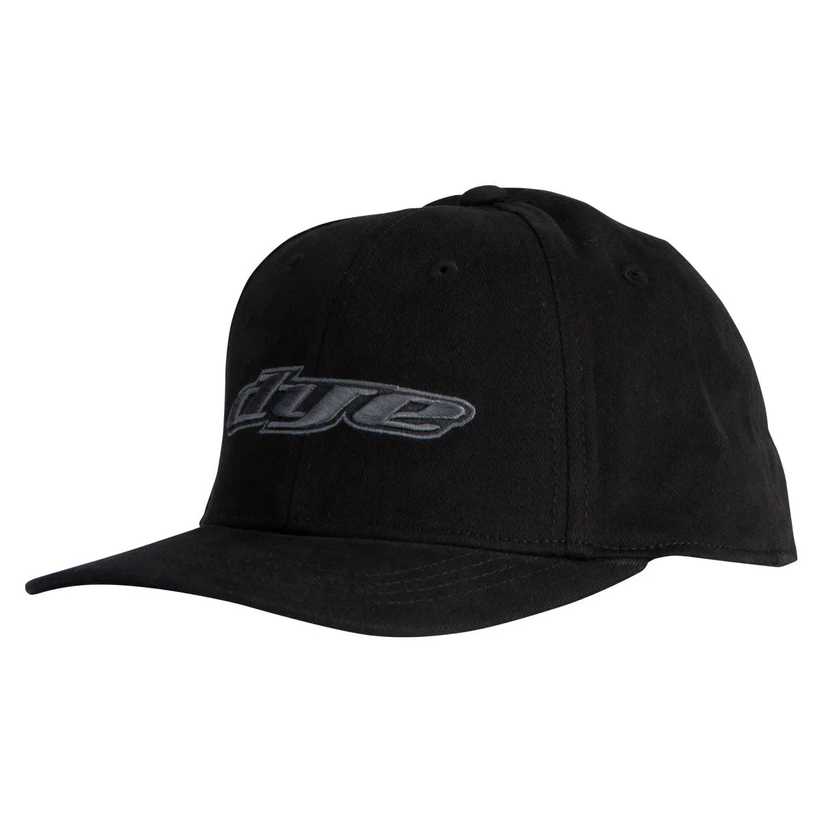 Dye Hat Logo Flex Curved Black/Grey S/M or L/XL