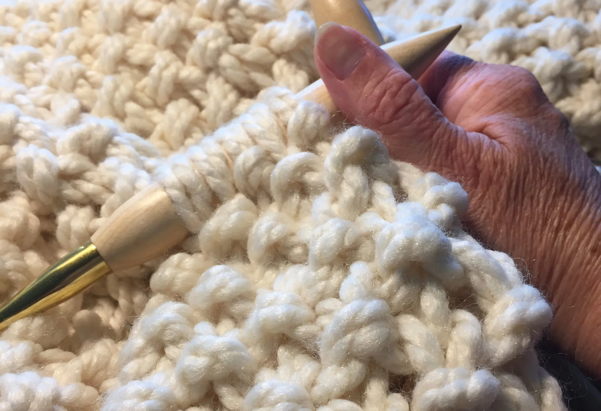 Grace Harbour Cable Knit Blanket Pattern