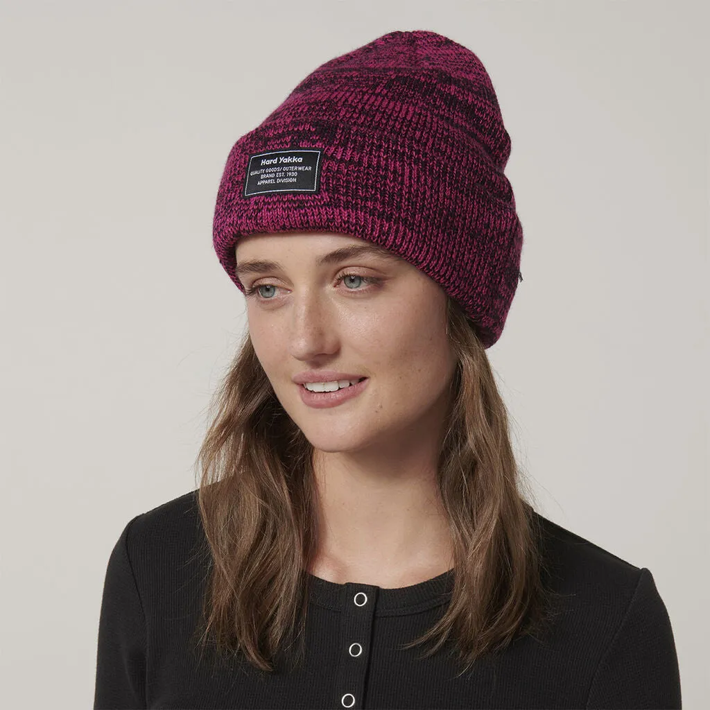 Hard Yakka 2tone Twist Marle Beanie (Y22301)