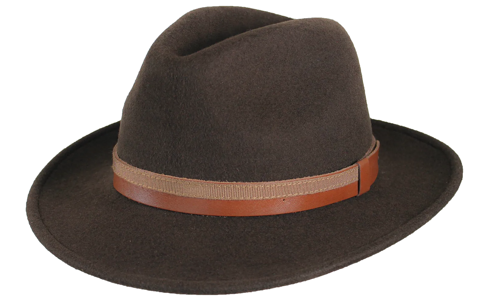 Highland Wool Felt Fedora by Stefeno Hats