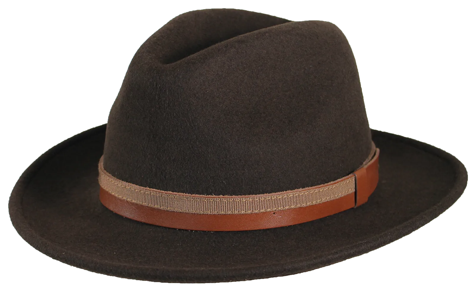 Highland Wool Felt Fedora by Stefeno Hats