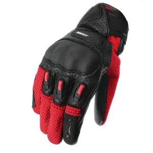 Joe Rocket Dayride Mens Hybrid Gloves Black/Red