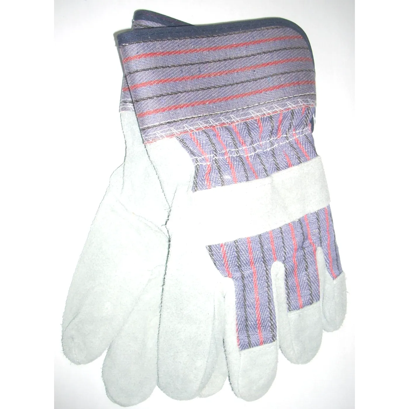 Leather Palm Work Gloves Canvas Back Large Dozen