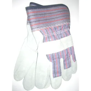 Leather Palm Work Gloves Canvas Back Large Dozen