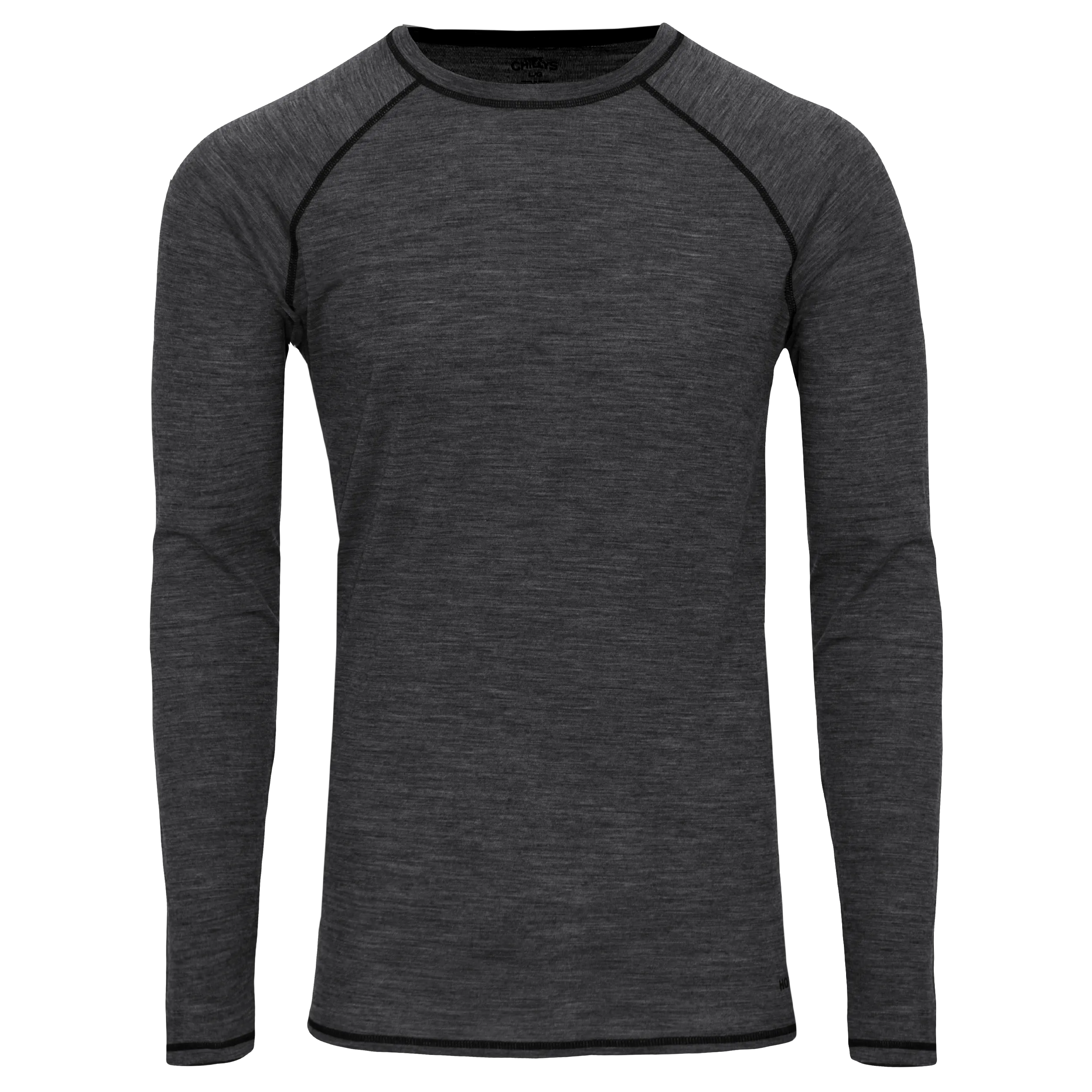 Men's Clima-Wool Merino Crew - Grey Heather