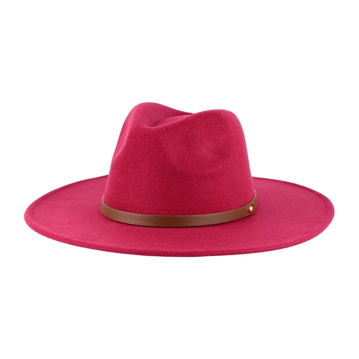 MH0053 Fedora Band Trim Felt Hat