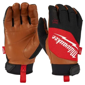 Milwaukee 48-73-0023 Breathable Lightweight Performance Gloves, Men's, XL, 10.4 in L, Hook and Loop Cuff, Brown :PR: QUANTITY: 1