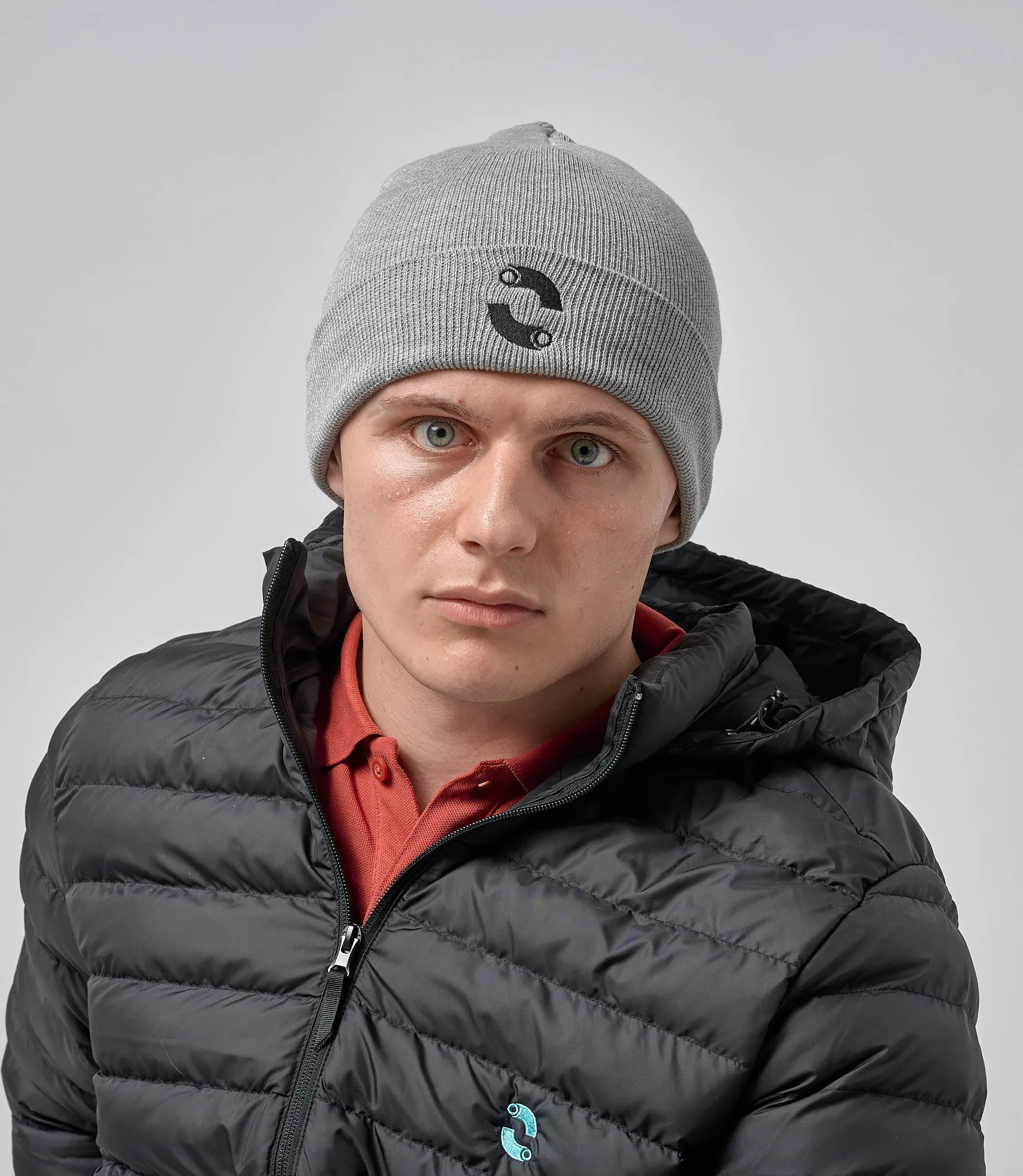 Omnitau Unisex Organic Cotton Commuter Beanie - Heather Grey