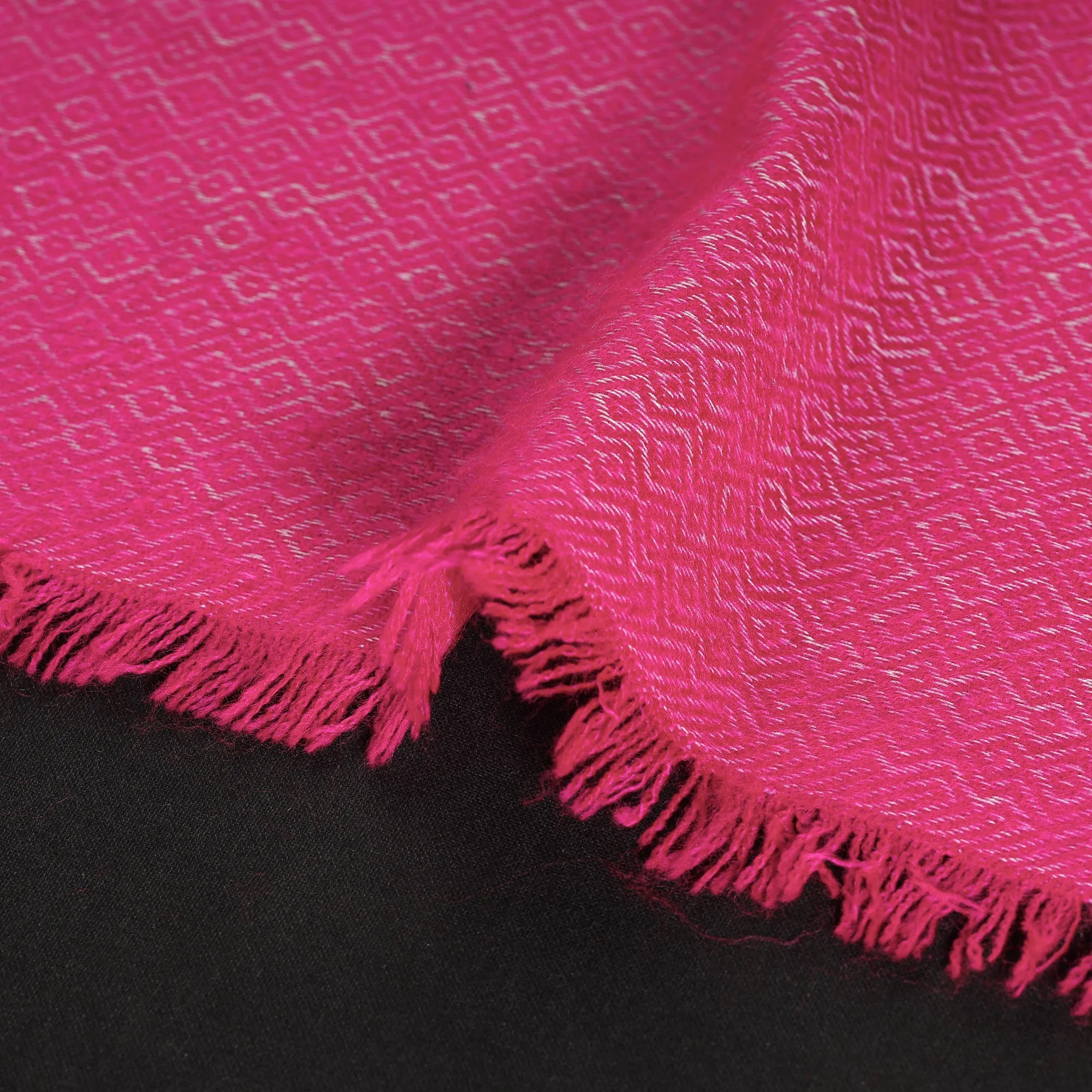 Pink - Acrylic Fine Wool Fabric 16