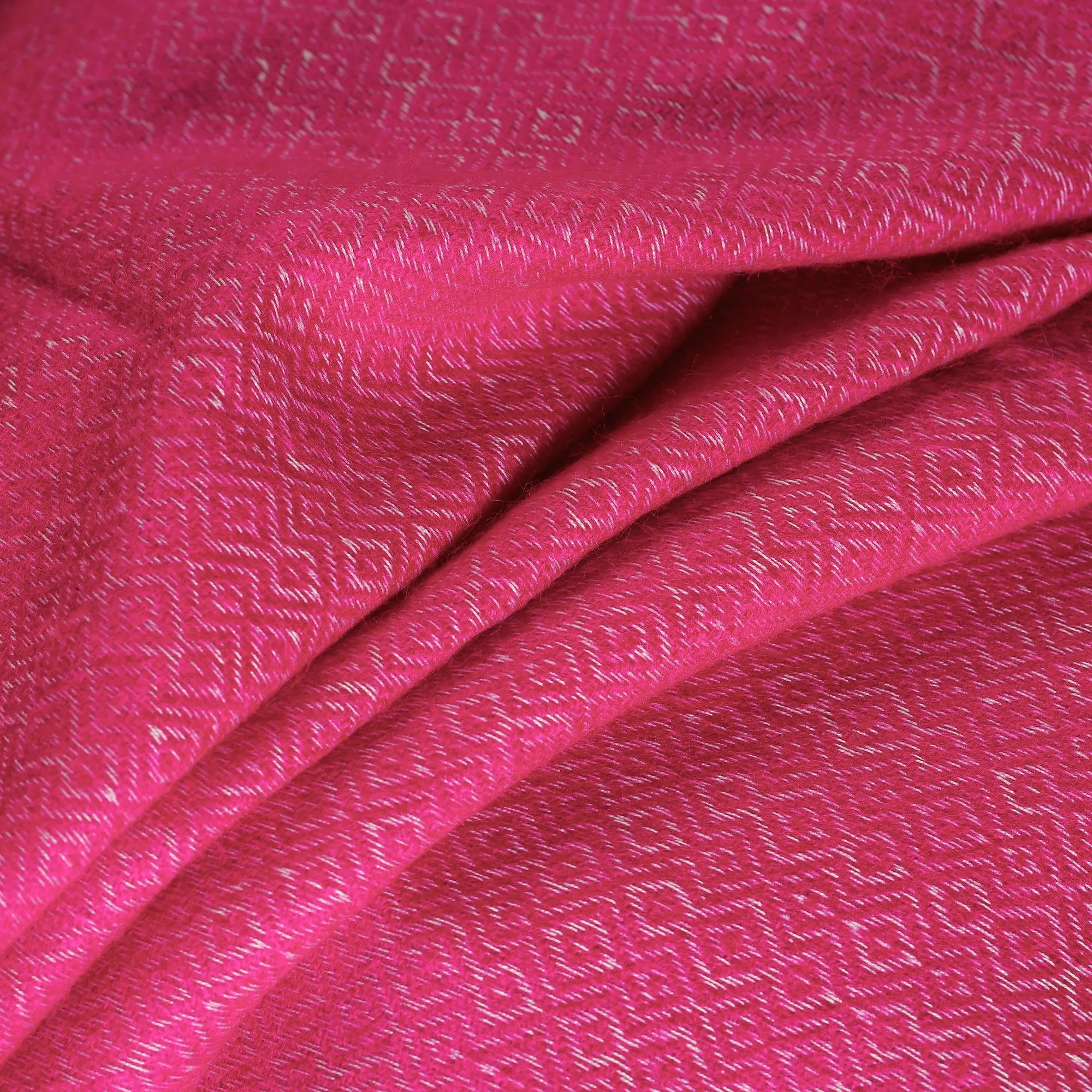 Pink - Acrylic Fine Wool Fabric 16