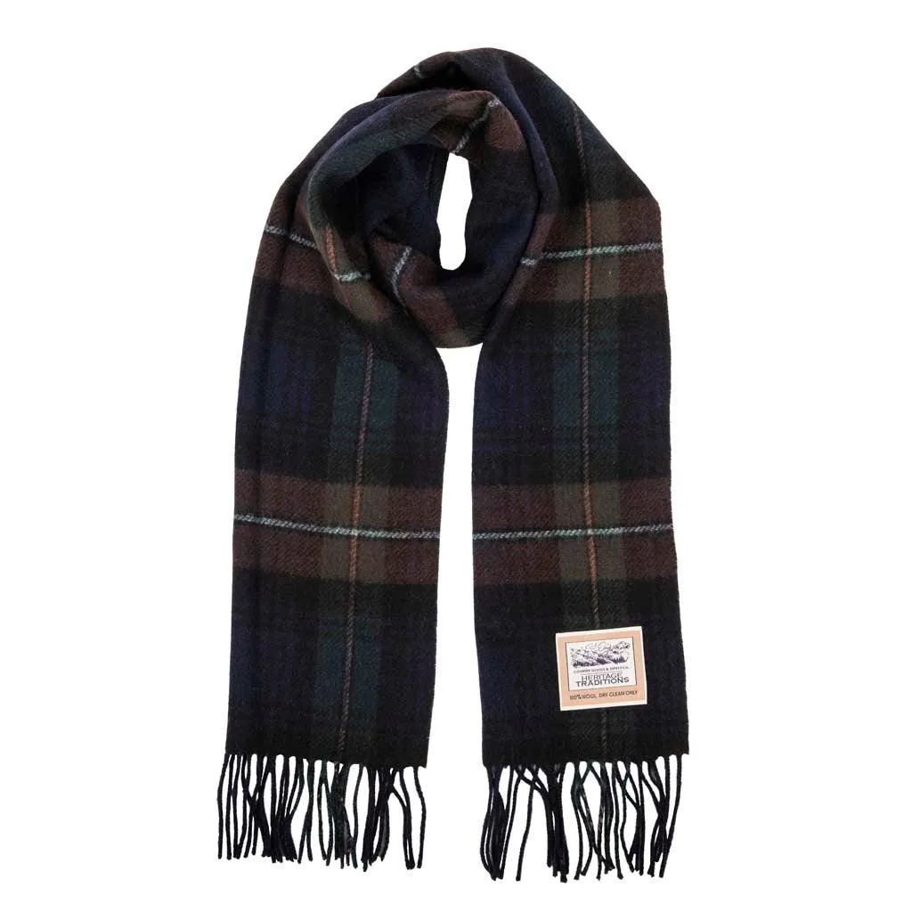 Pure Wool Double Face Tartan Scarf