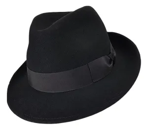 Stanton Premium Wool Felt Trilby - Black