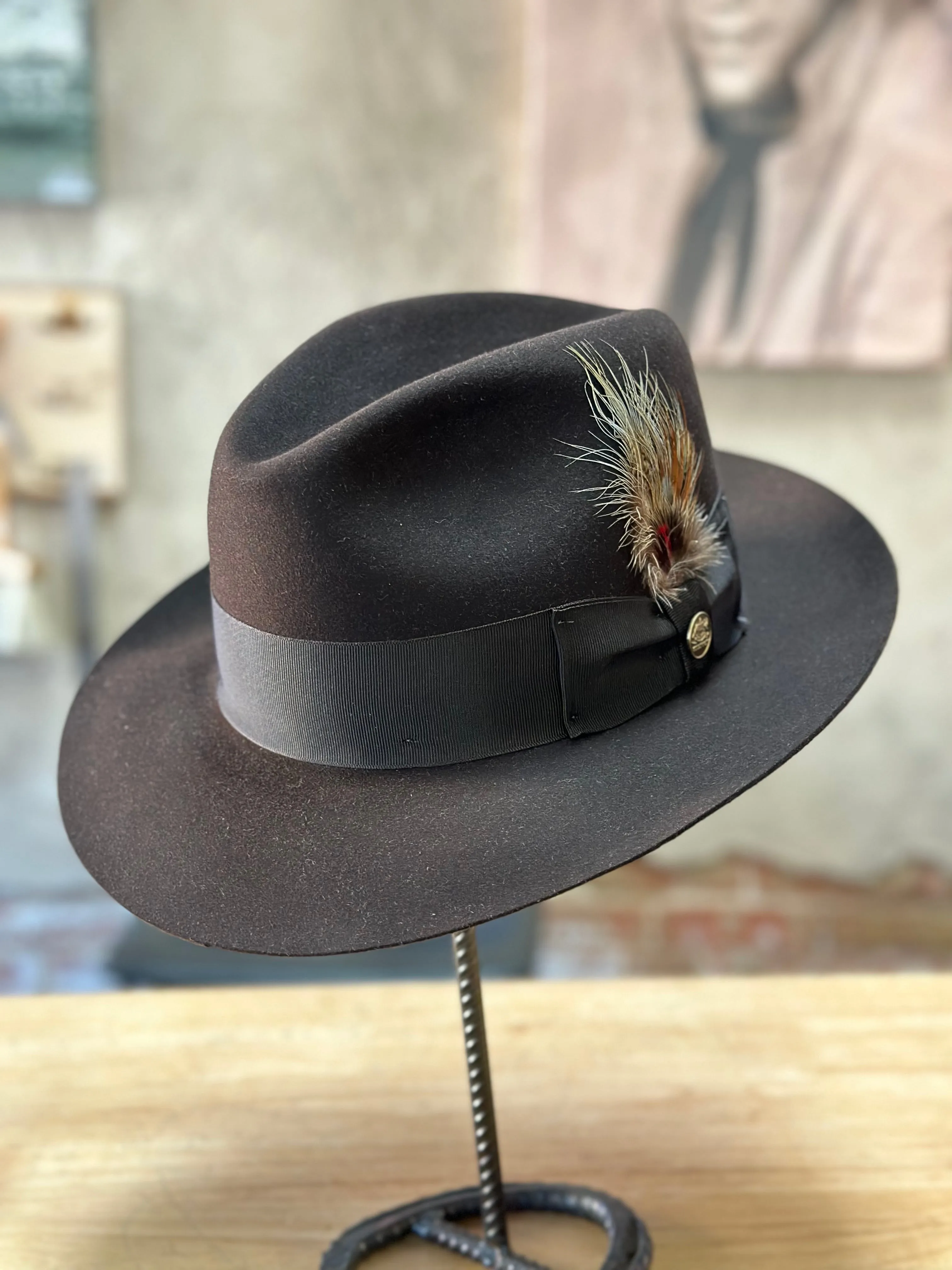 Steteson Pinnacle Beaver Fur Felt Fedora