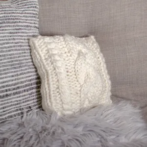 Triple Cable Pillow Knit Kit