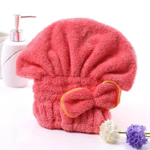 Turban Quick Hair Hats Wrapp Towels Bathing