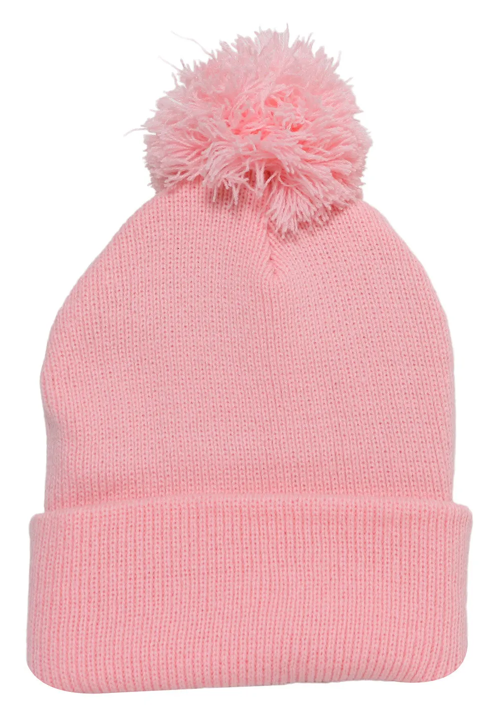 Winter Cuffed Beanie w/ Pom