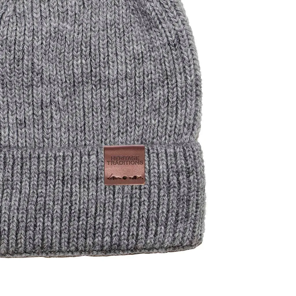 Wool Mix Fisherman Beanie