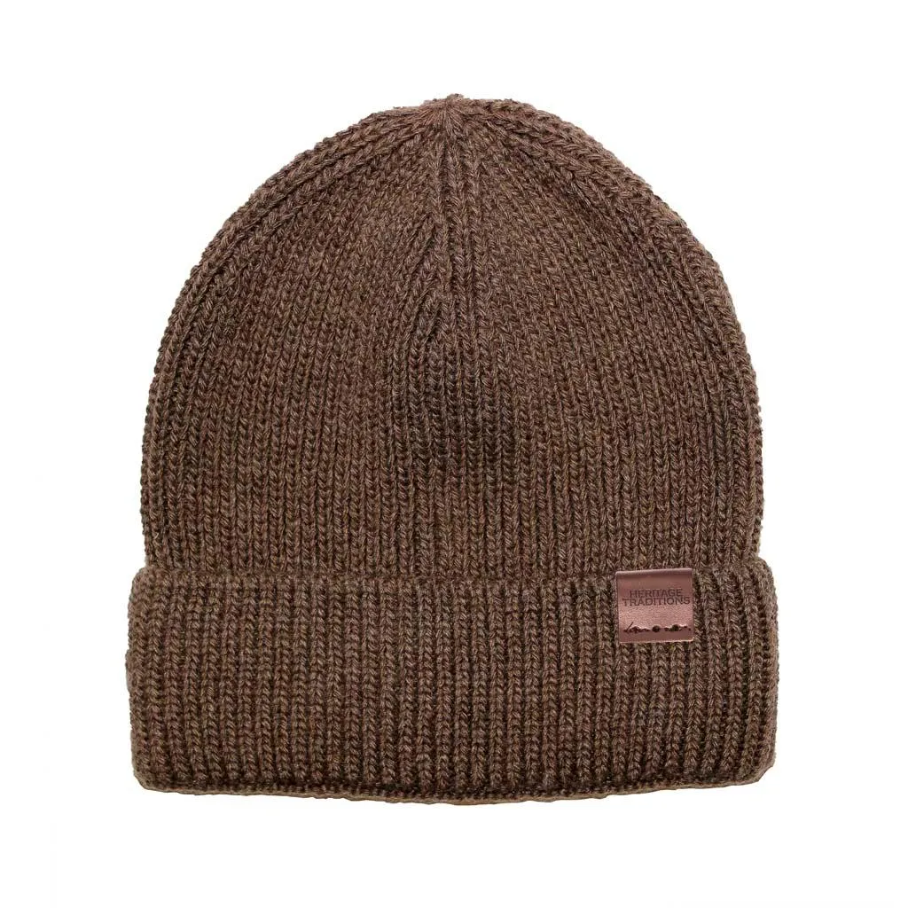 Wool Mix Fisherman Beanie