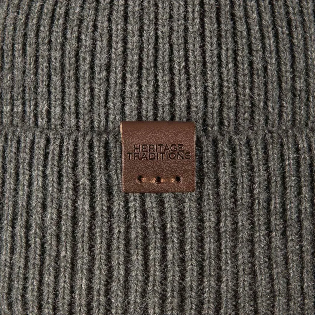 Wool Mix Fisherman Beanie