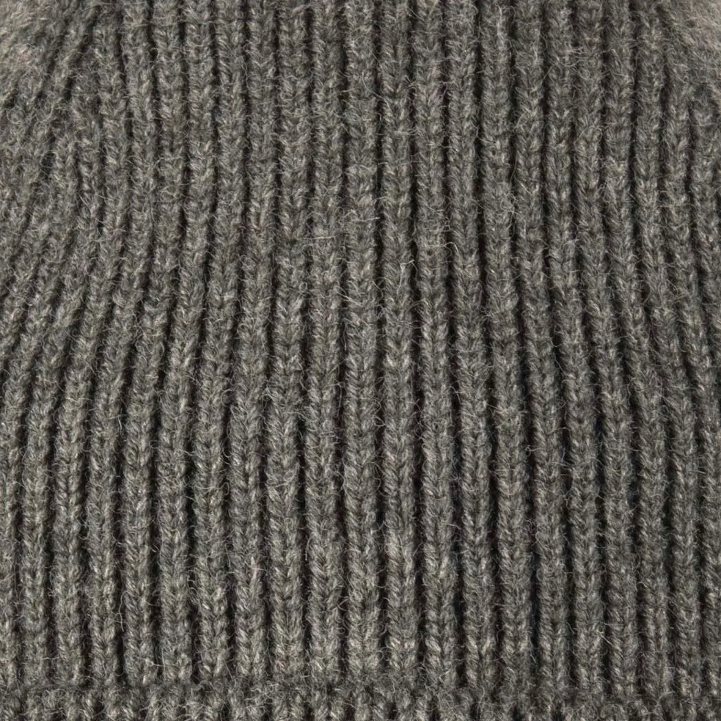 Wool Mix Fisherman Beanie