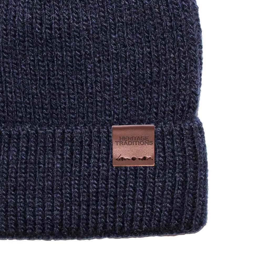 Wool Mix Fisherman Beanie