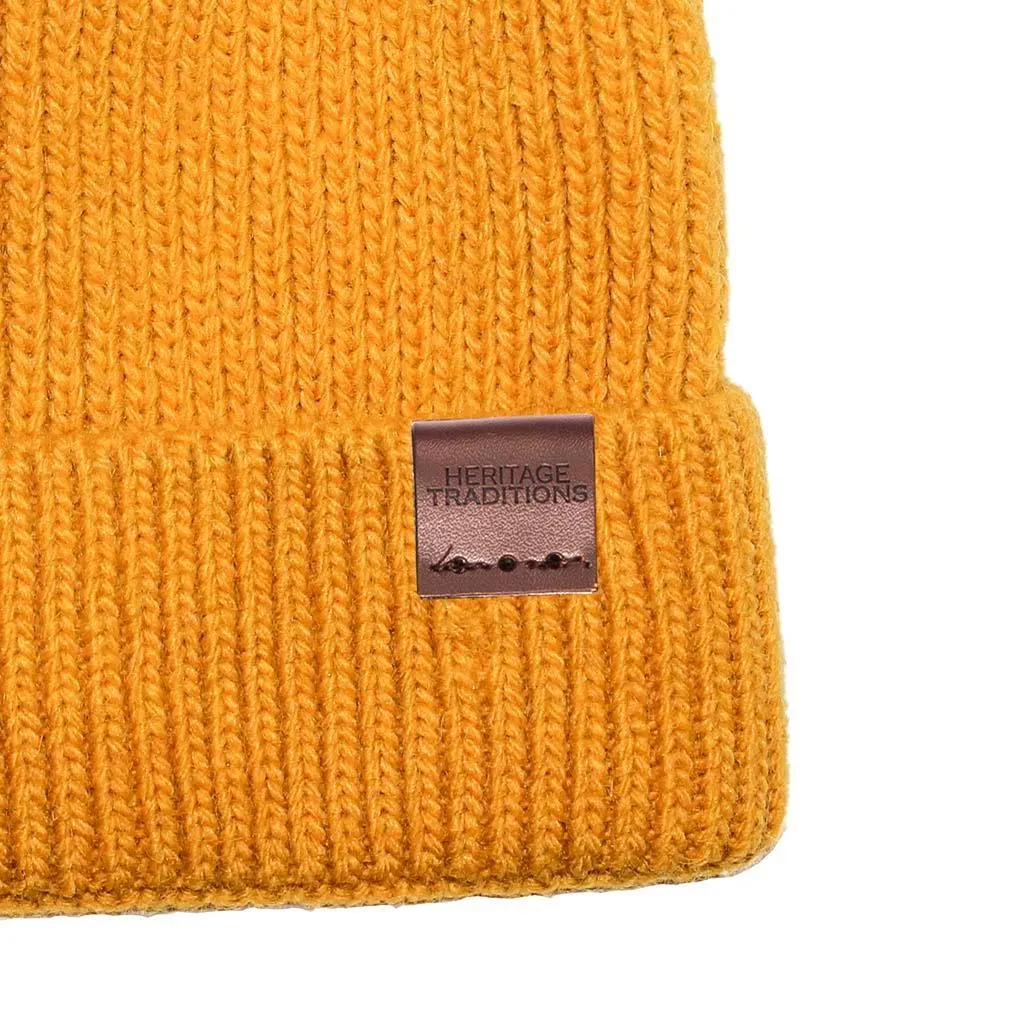 Wool Mix Fisherman Beanie