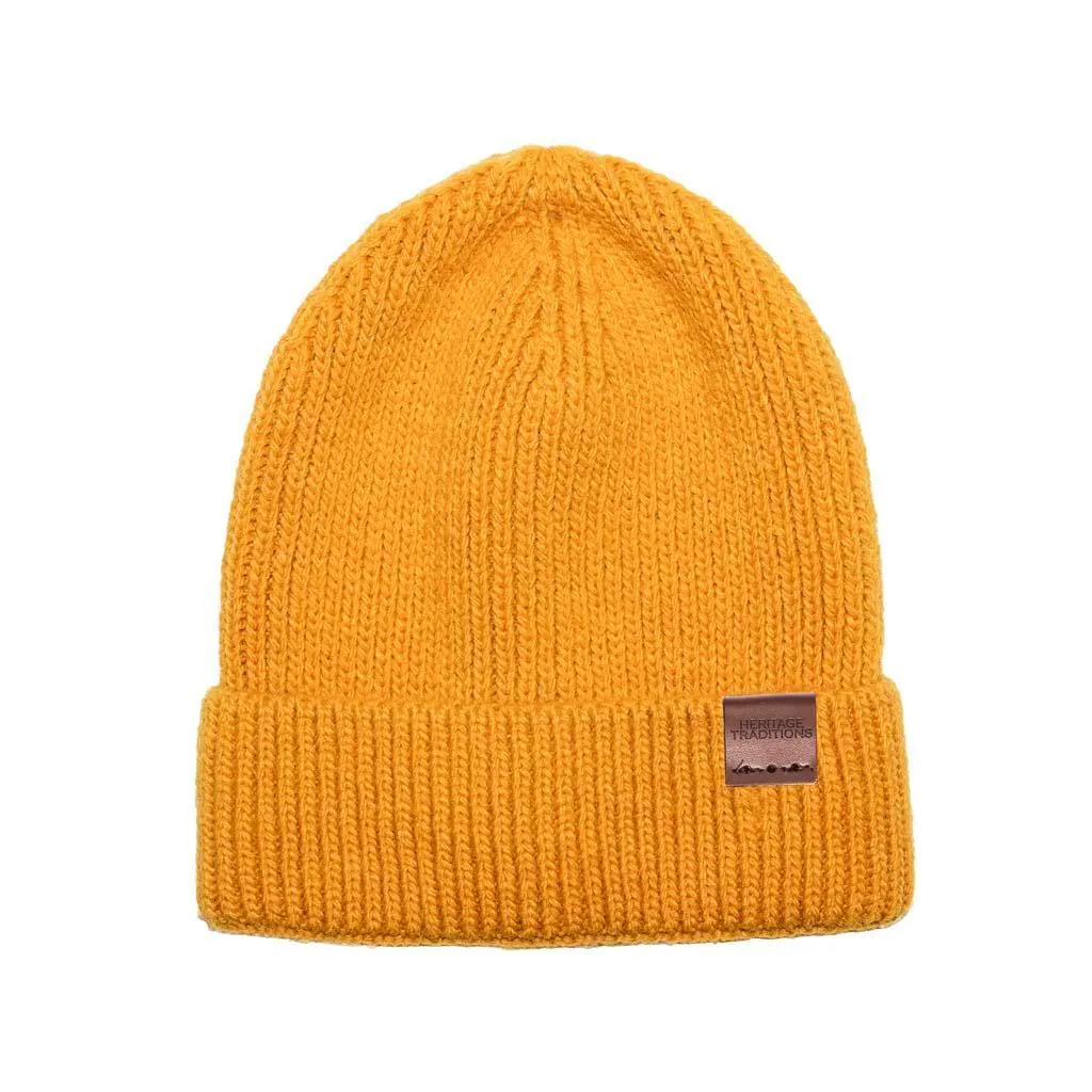 Wool Mix Fisherman Beanie